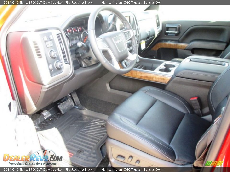 2014 GMC Sierra 1500 SLT Crew Cab 4x4 Fire Red / Jet Black Photo #7