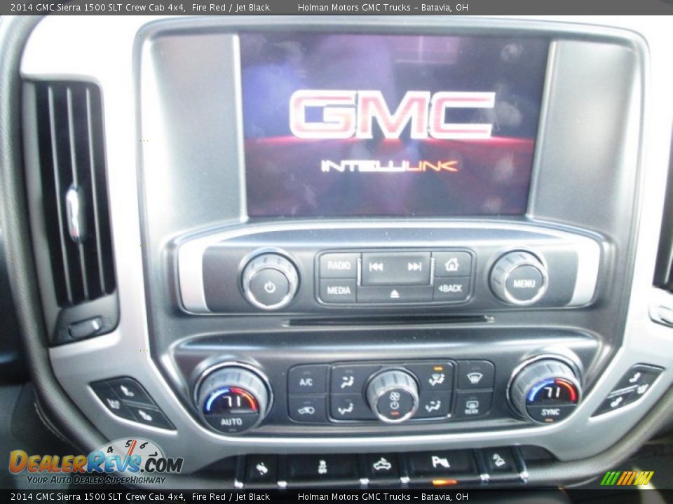 2014 GMC Sierra 1500 SLT Crew Cab 4x4 Fire Red / Jet Black Photo #9