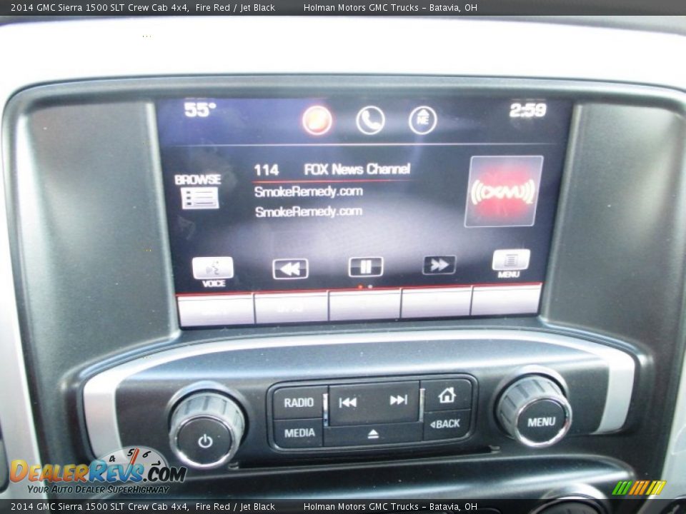 2014 GMC Sierra 1500 SLT Crew Cab 4x4 Fire Red / Jet Black Photo #11