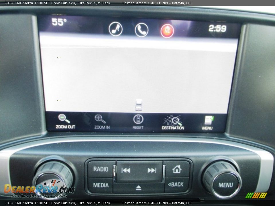 2014 GMC Sierra 1500 SLT Crew Cab 4x4 Fire Red / Jet Black Photo #13