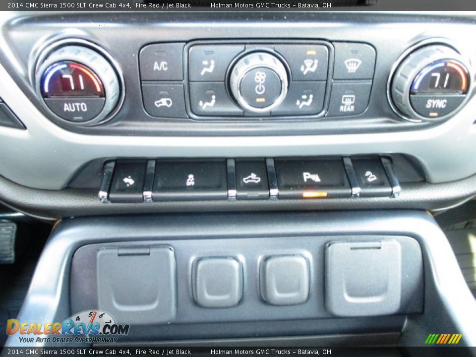 2014 GMC Sierra 1500 SLT Crew Cab 4x4 Fire Red / Jet Black Photo #14