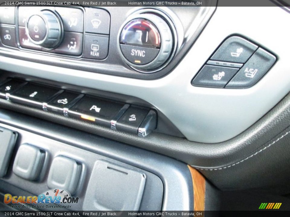 2014 GMC Sierra 1500 SLT Crew Cab 4x4 Fire Red / Jet Black Photo #16