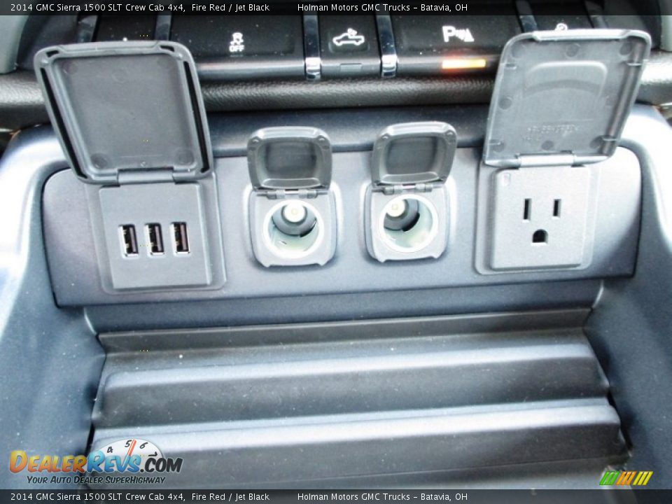 2014 GMC Sierra 1500 SLT Crew Cab 4x4 Fire Red / Jet Black Photo #18