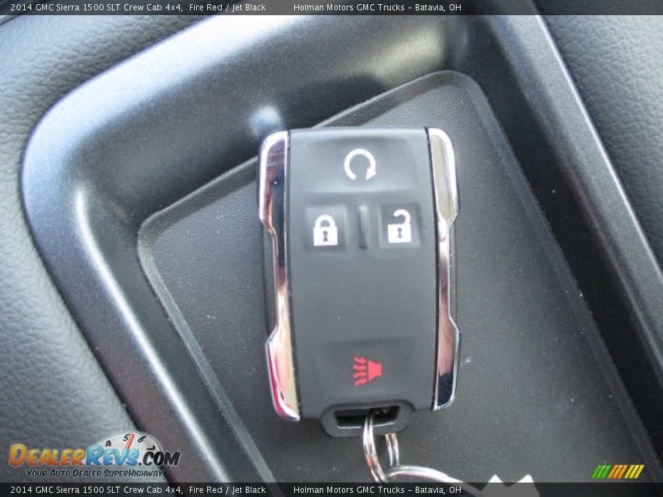 2014 GMC Sierra 1500 SLT Crew Cab 4x4 Fire Red / Jet Black Photo #20
