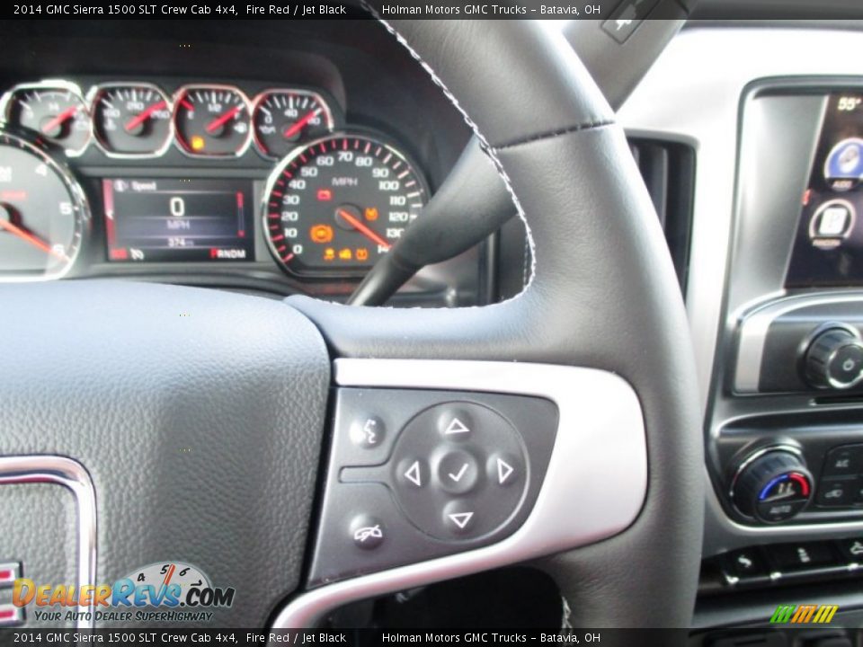 2014 GMC Sierra 1500 SLT Crew Cab 4x4 Fire Red / Jet Black Photo #21