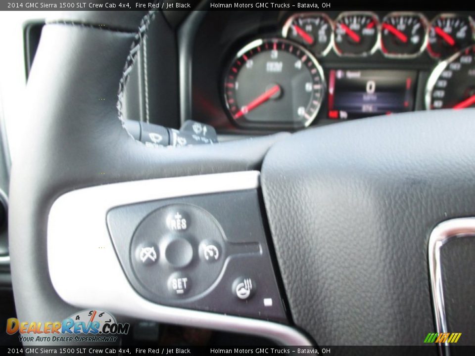 2014 GMC Sierra 1500 SLT Crew Cab 4x4 Fire Red / Jet Black Photo #22