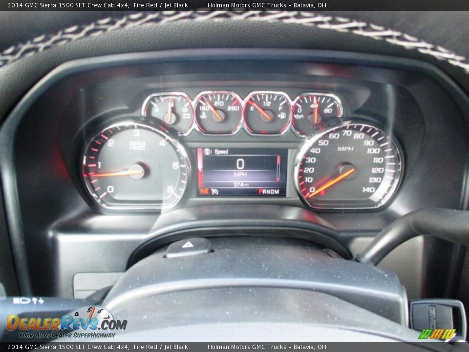 2014 GMC Sierra 1500 SLT Crew Cab 4x4 Fire Red / Jet Black Photo #23