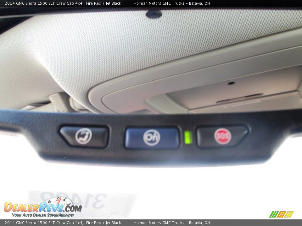 2014 GMC Sierra 1500 SLT Crew Cab 4x4 Fire Red / Jet Black Photo #26