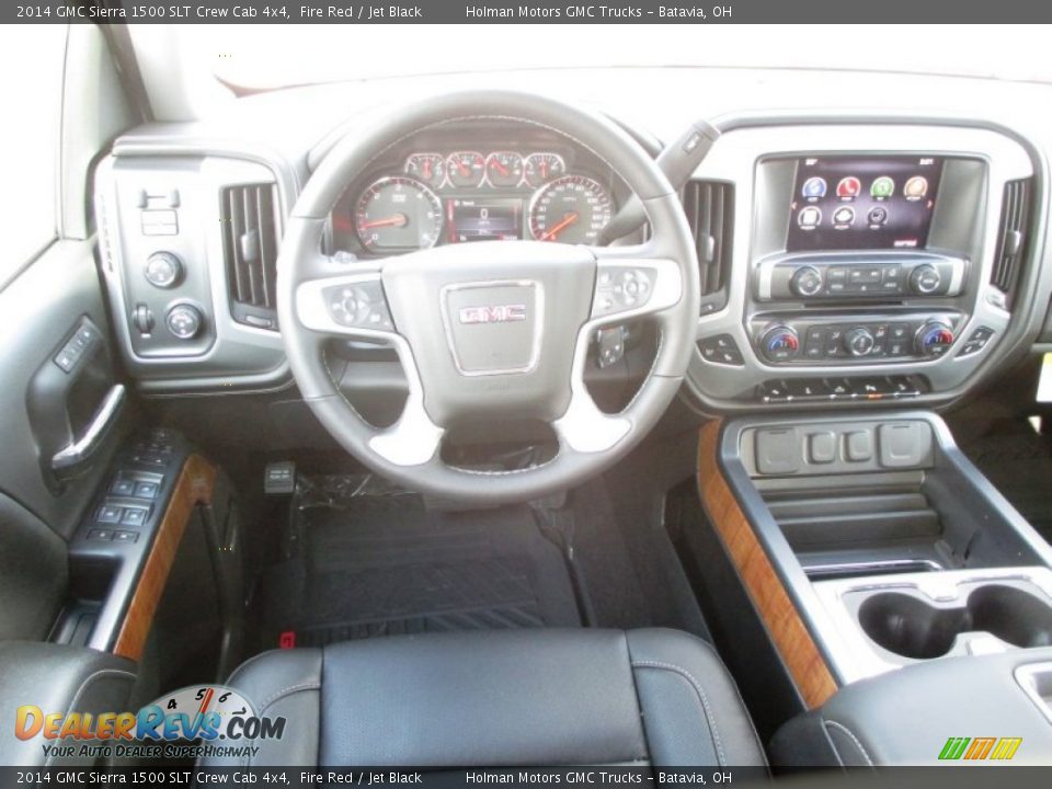 2014 GMC Sierra 1500 SLT Crew Cab 4x4 Fire Red / Jet Black Photo #27