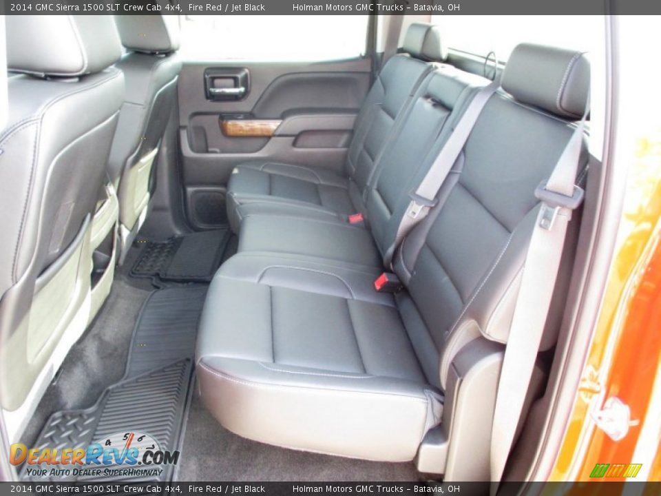 2014 GMC Sierra 1500 SLT Crew Cab 4x4 Fire Red / Jet Black Photo #28