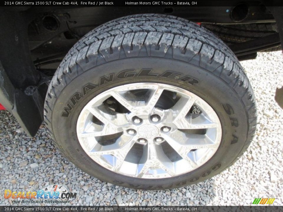 2014 GMC Sierra 1500 SLT Crew Cab 4x4 Fire Red / Jet Black Photo #29
