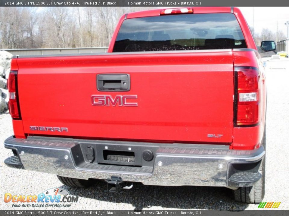 2014 GMC Sierra 1500 SLT Crew Cab 4x4 Fire Red / Jet Black Photo #32
