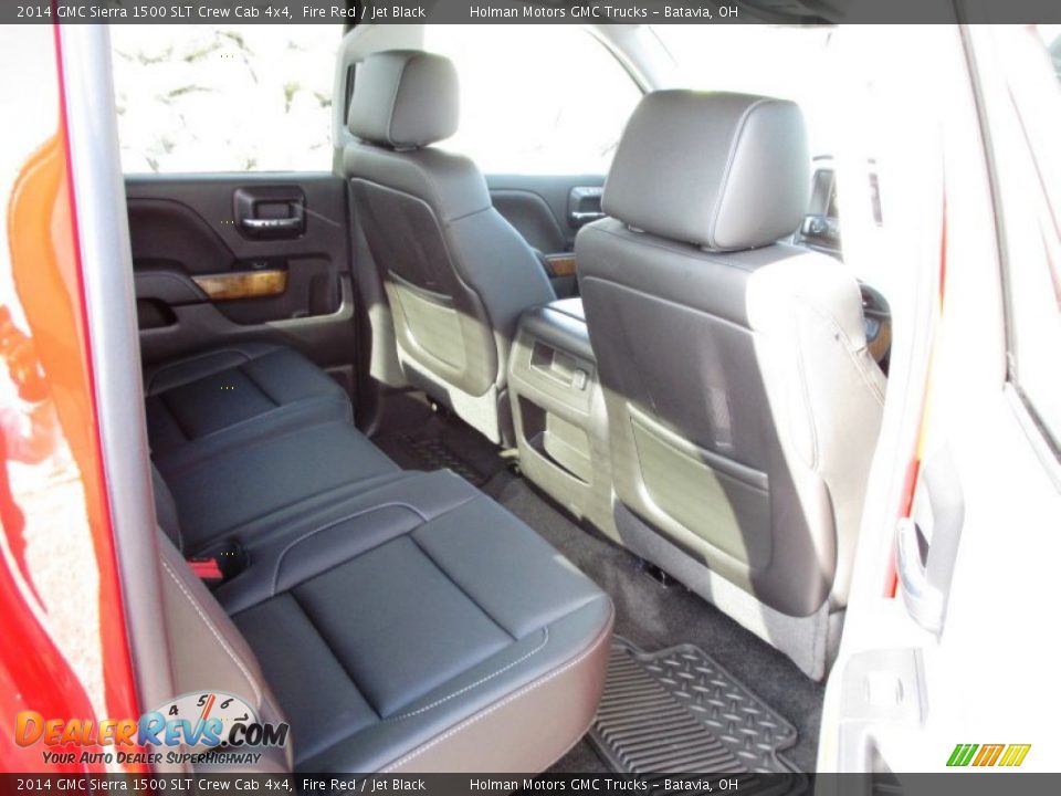 2014 GMC Sierra 1500 SLT Crew Cab 4x4 Fire Red / Jet Black Photo #33