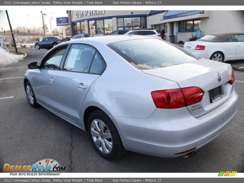 2012 Volkswagen Jetta S Sedan Reflex Silver Metallic / Titan Black Photo #10