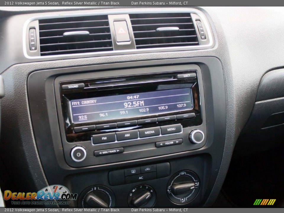 2012 Volkswagen Jetta S Sedan Reflex Silver Metallic / Titan Black Photo #12