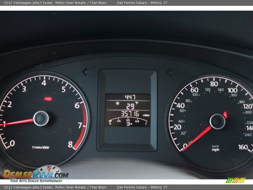 2012 Volkswagen Jetta S Sedan Reflex Silver Metallic / Titan Black Photo #13