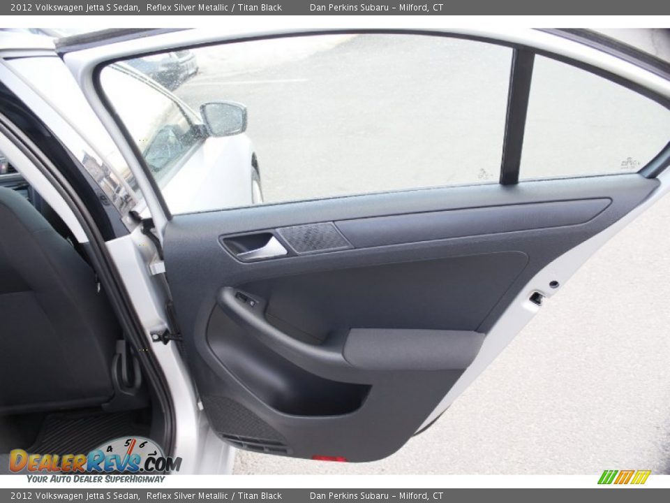 2012 Volkswagen Jetta S Sedan Reflex Silver Metallic / Titan Black Photo #20