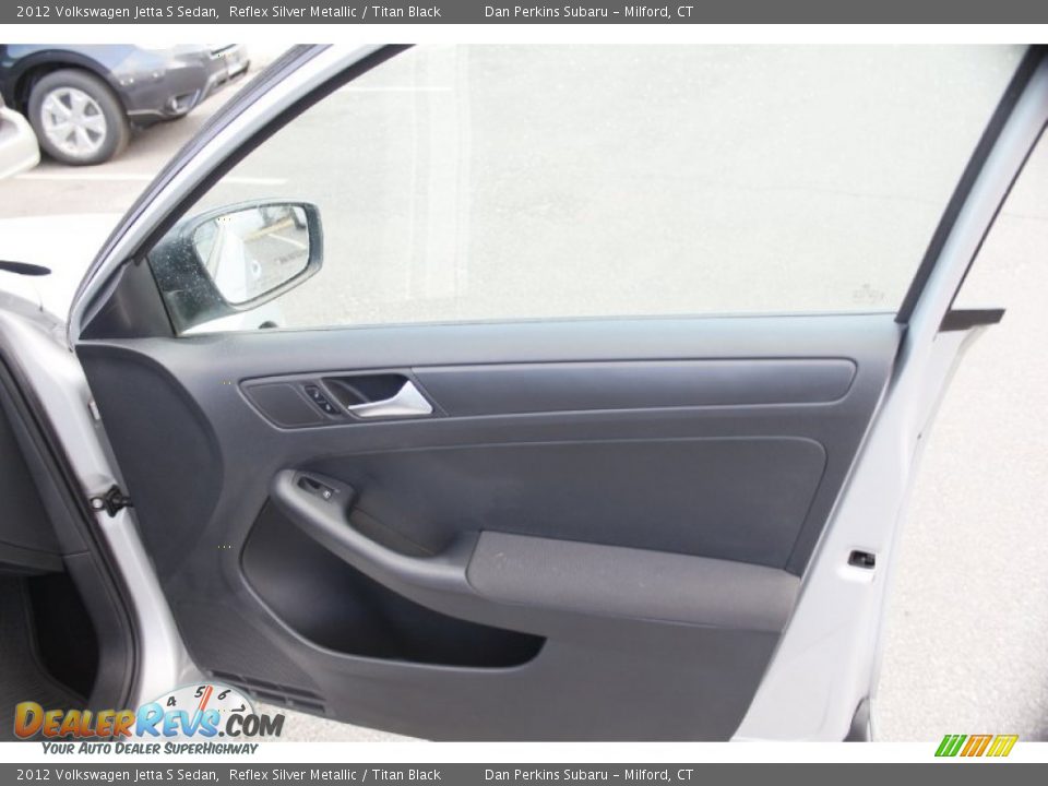 2012 Volkswagen Jetta S Sedan Reflex Silver Metallic / Titan Black Photo #21