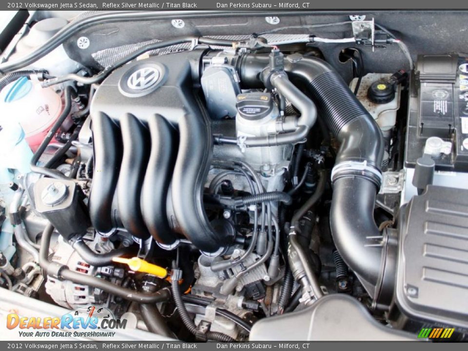 2012 Volkswagen Jetta S Sedan Reflex Silver Metallic / Titan Black Photo #26