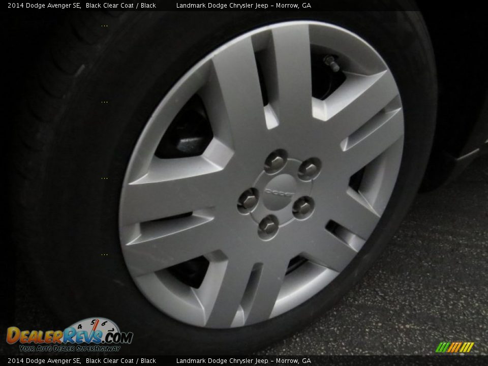 2014 Dodge Avenger SE Black Clear Coat / Black Photo #5