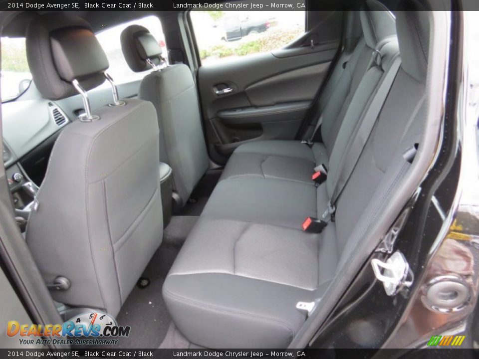 2014 Dodge Avenger SE Black Clear Coat / Black Photo #8