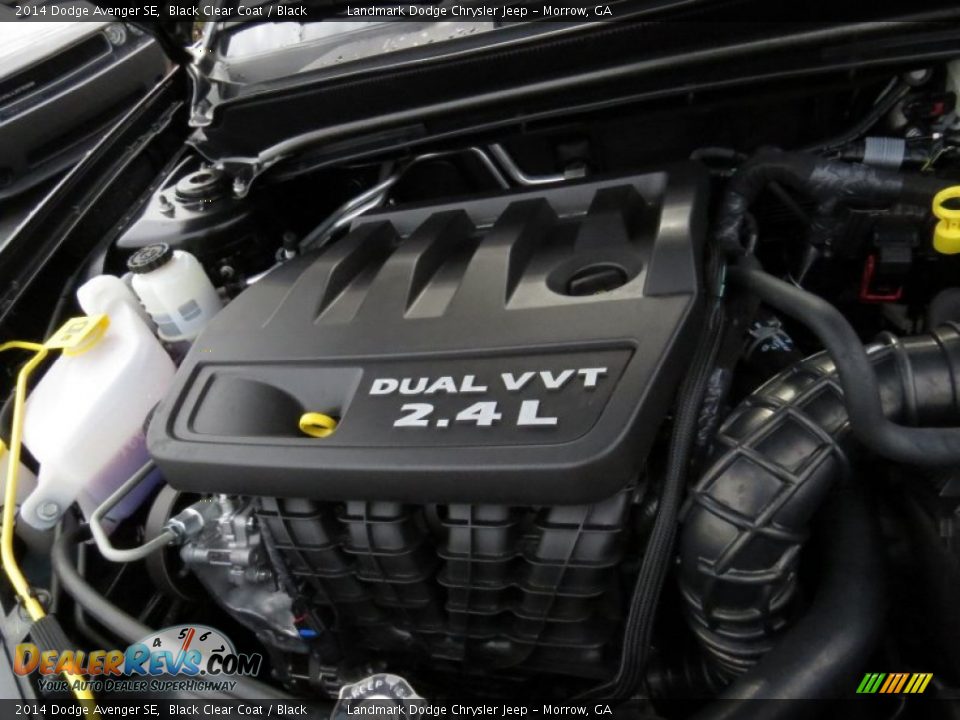 2014 Dodge Avenger SE Black Clear Coat / Black Photo #9