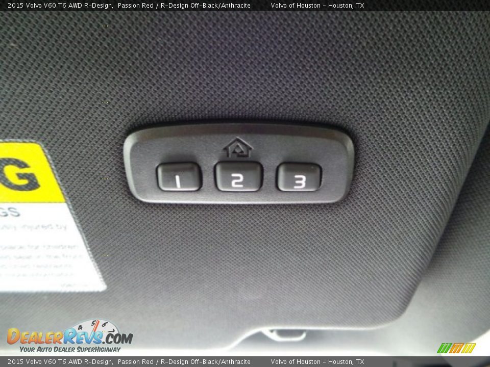 2015 Volvo V60 T6 AWD R-Design Passion Red / R-Design Off-Black/Anthracite Photo #16