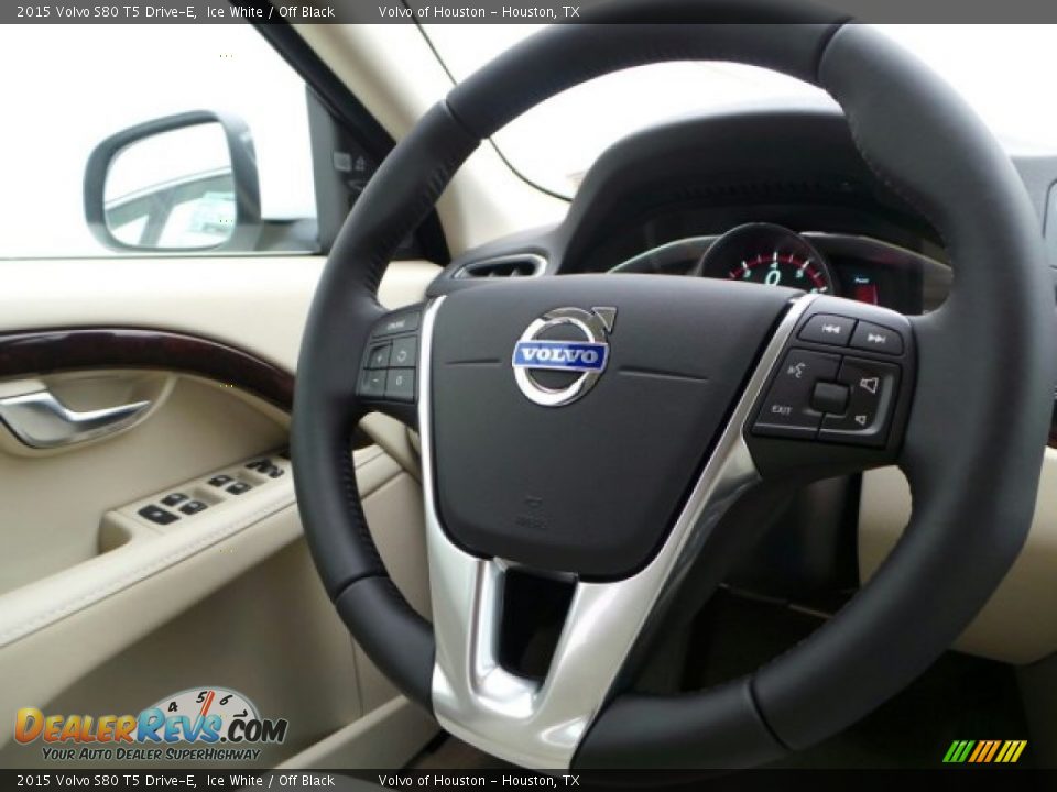 2015 Volvo S80 T5 Drive-E Steering Wheel Photo #30
