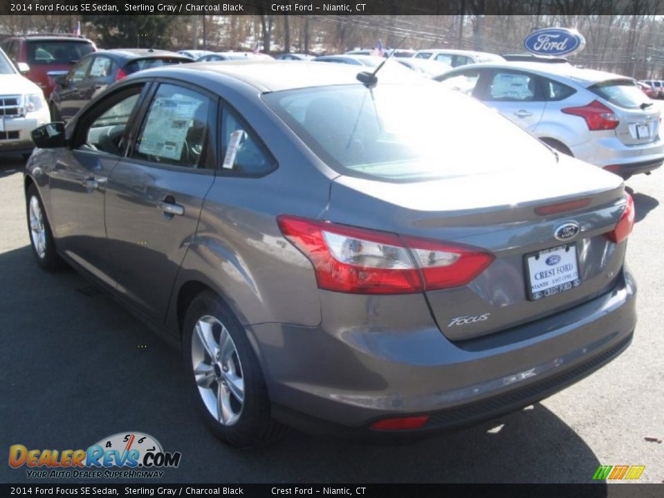 2014 Ford Focus SE Sedan Sterling Gray / Charcoal Black Photo #2