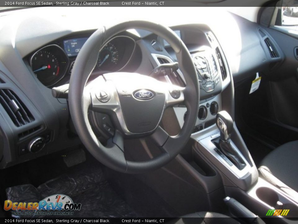 2014 Ford Focus SE Sedan Sterling Gray / Charcoal Black Photo #3