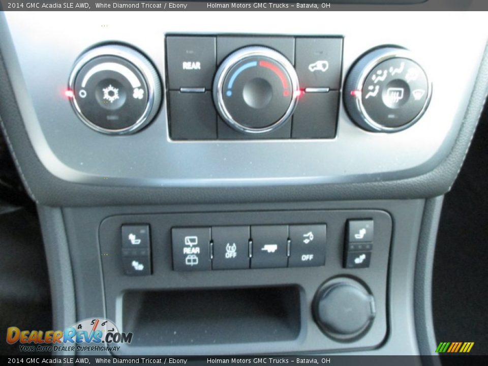 2014 GMC Acadia SLE AWD White Diamond Tricoat / Ebony Photo #11