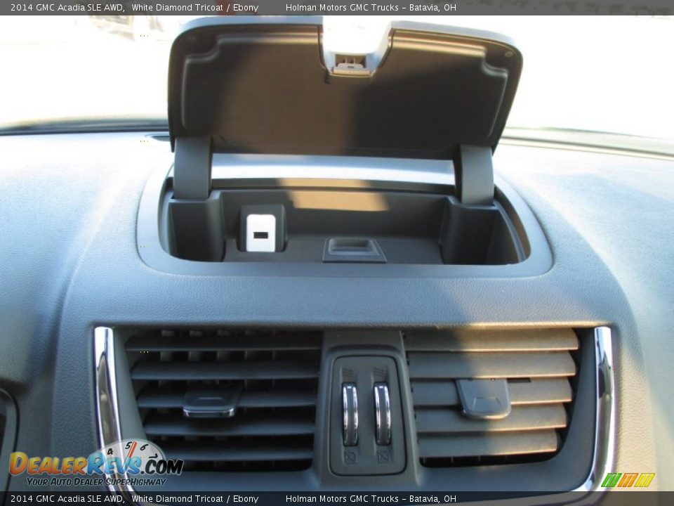 2014 GMC Acadia SLE AWD White Diamond Tricoat / Ebony Photo #12