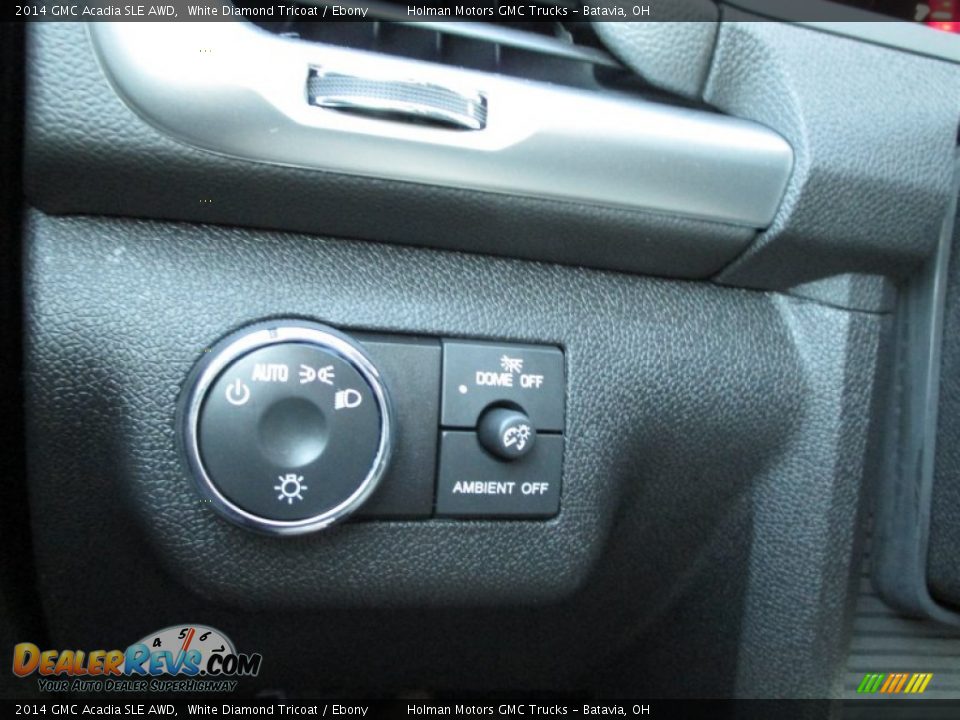 2014 GMC Acadia SLE AWD White Diamond Tricoat / Ebony Photo #18