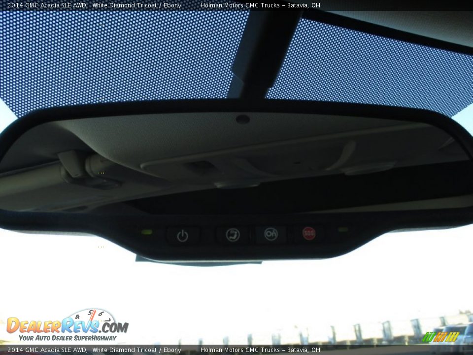 2014 GMC Acadia SLE AWD White Diamond Tricoat / Ebony Photo #19
