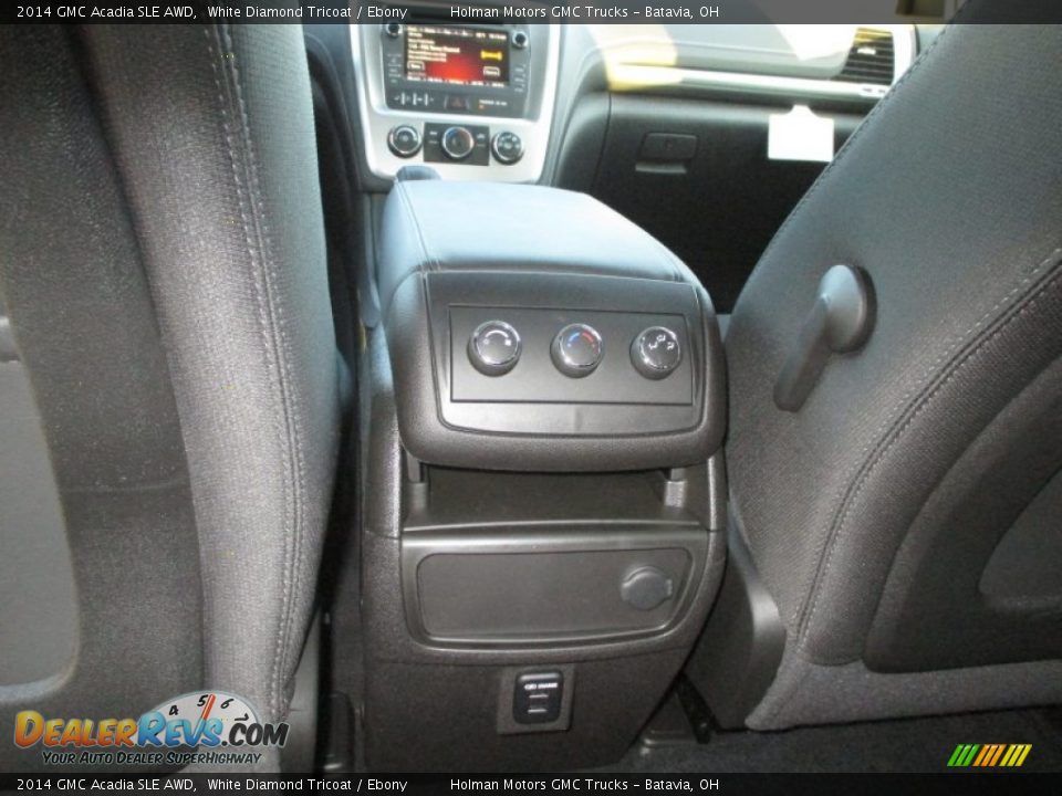 2014 GMC Acadia SLE AWD White Diamond Tricoat / Ebony Photo #23