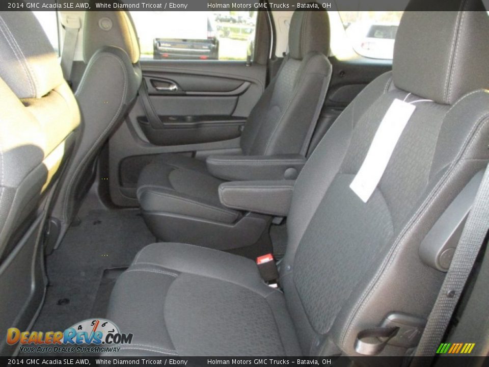 2014 GMC Acadia SLE AWD White Diamond Tricoat / Ebony Photo #24