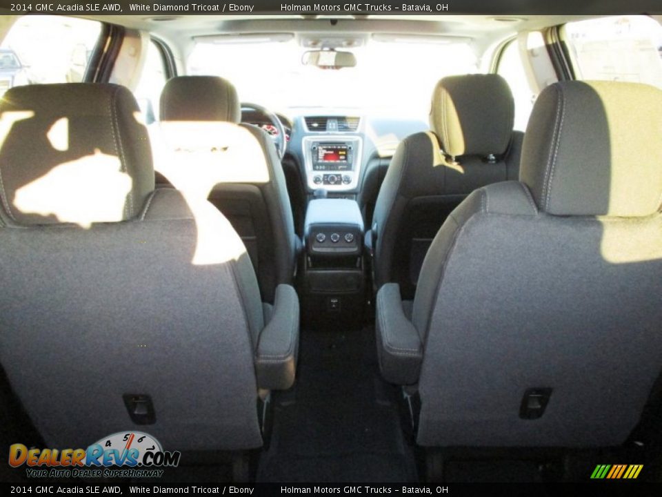 2014 GMC Acadia SLE AWD White Diamond Tricoat / Ebony Photo #28