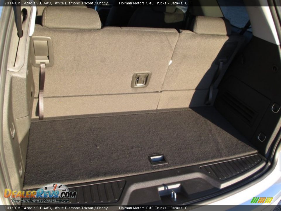 2014 GMC Acadia SLE AWD White Diamond Tricoat / Ebony Photo #29