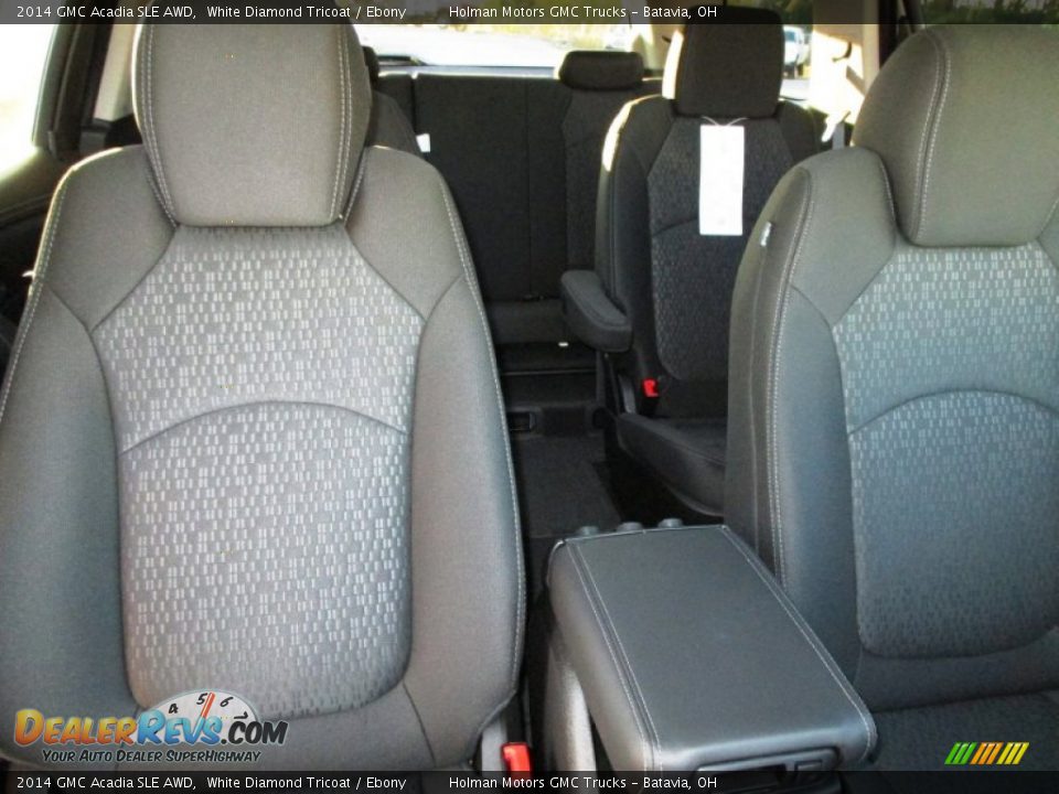 2014 GMC Acadia SLE AWD White Diamond Tricoat / Ebony Photo #33