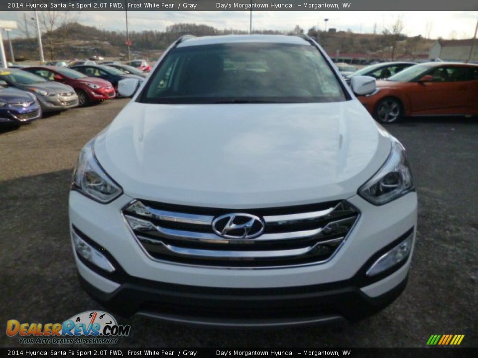 2014 Hyundai Santa Fe Sport 2.0T FWD Frost White Pearl / Gray Photo #2