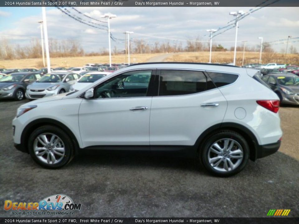 2014 Hyundai Santa Fe Sport 2.0T FWD Frost White Pearl / Gray Photo #4