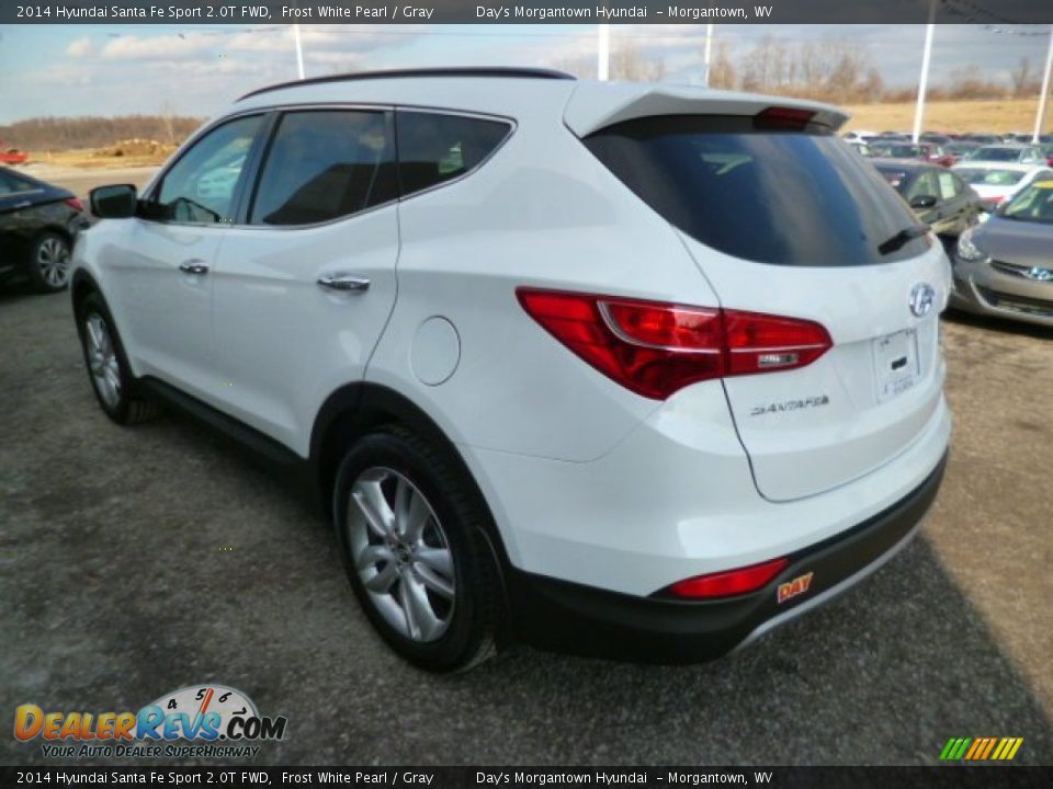 2014 Hyundai Santa Fe Sport 2.0T FWD Frost White Pearl / Gray Photo #5