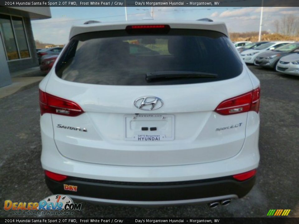 2014 Hyundai Santa Fe Sport 2.0T FWD Frost White Pearl / Gray Photo #6