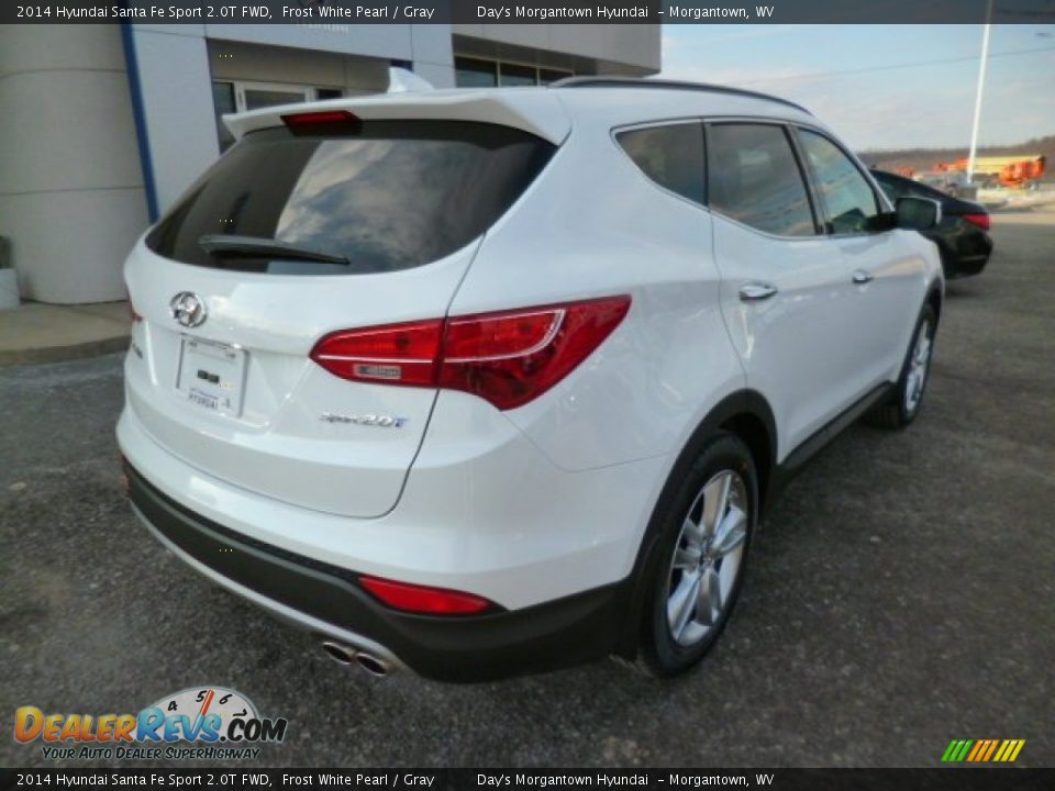 2014 Hyundai Santa Fe Sport 2.0T FWD Frost White Pearl / Gray Photo #7