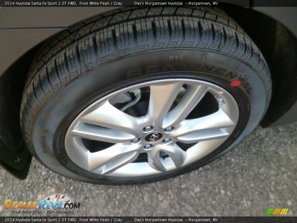 2014 Hyundai Santa Fe Sport 2.0T FWD Frost White Pearl / Gray Photo #8