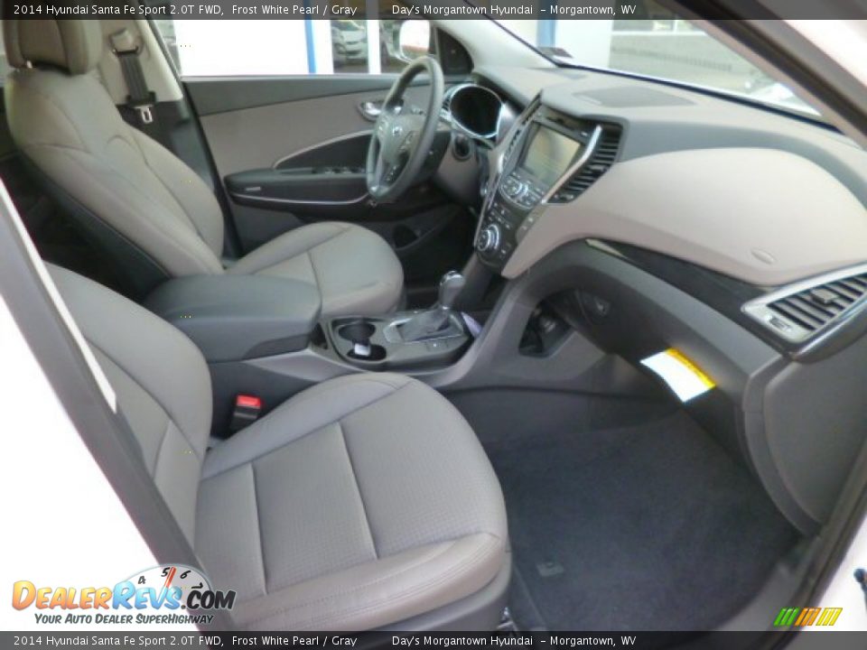 2014 Hyundai Santa Fe Sport 2.0T FWD Frost White Pearl / Gray Photo #9
