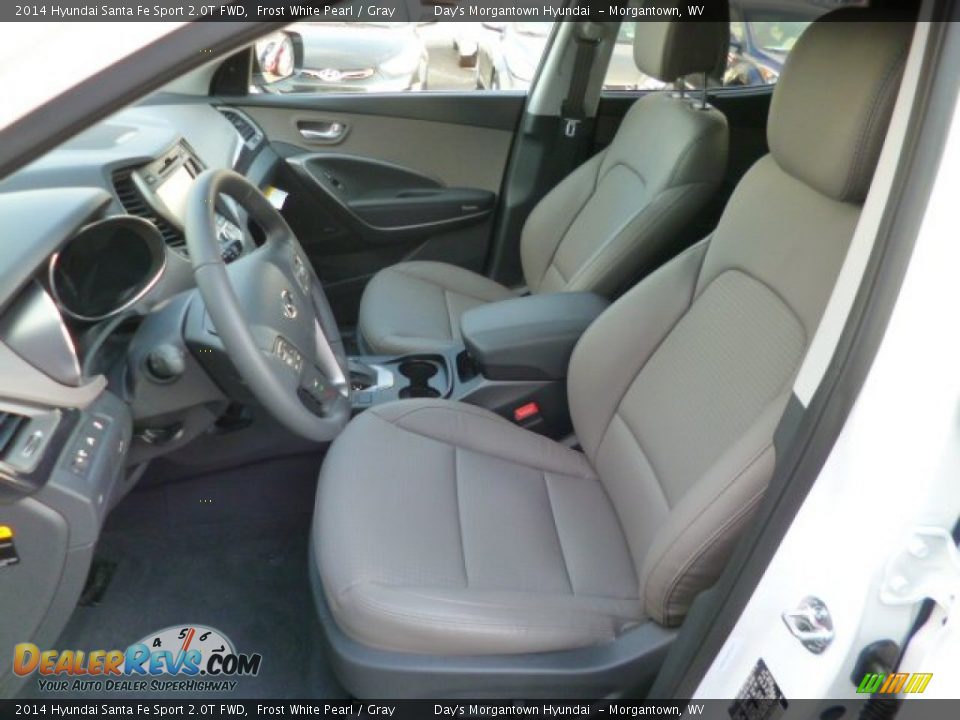2014 Hyundai Santa Fe Sport 2.0T FWD Frost White Pearl / Gray Photo #14