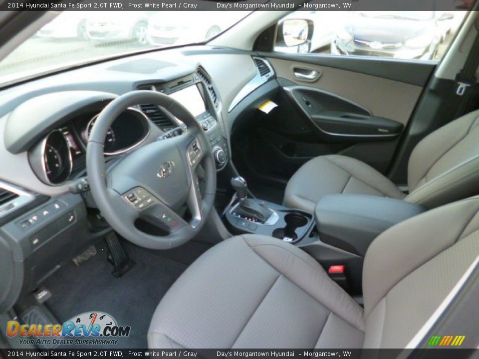2014 Hyundai Santa Fe Sport 2.0T FWD Frost White Pearl / Gray Photo #15