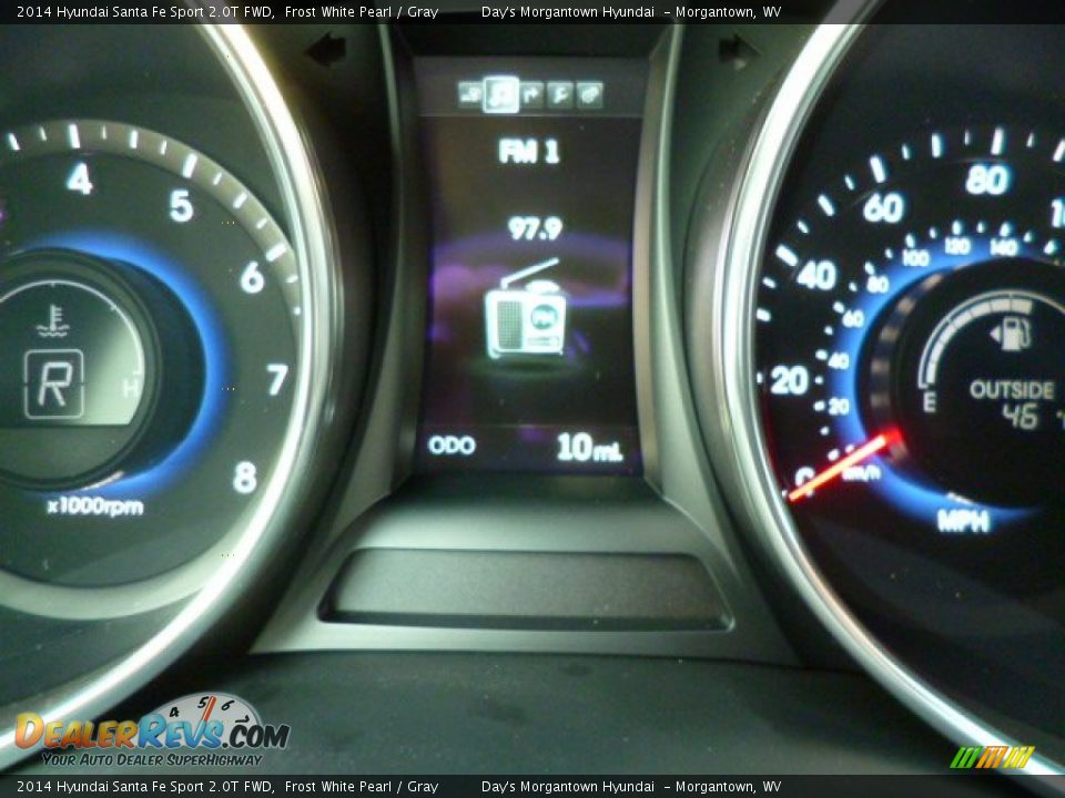2014 Hyundai Santa Fe Sport 2.0T FWD Frost White Pearl / Gray Photo #20