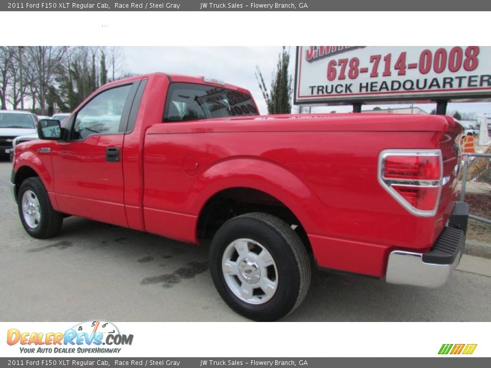 2011 Ford F150 XLT Regular Cab Race Red / Steel Gray Photo #5